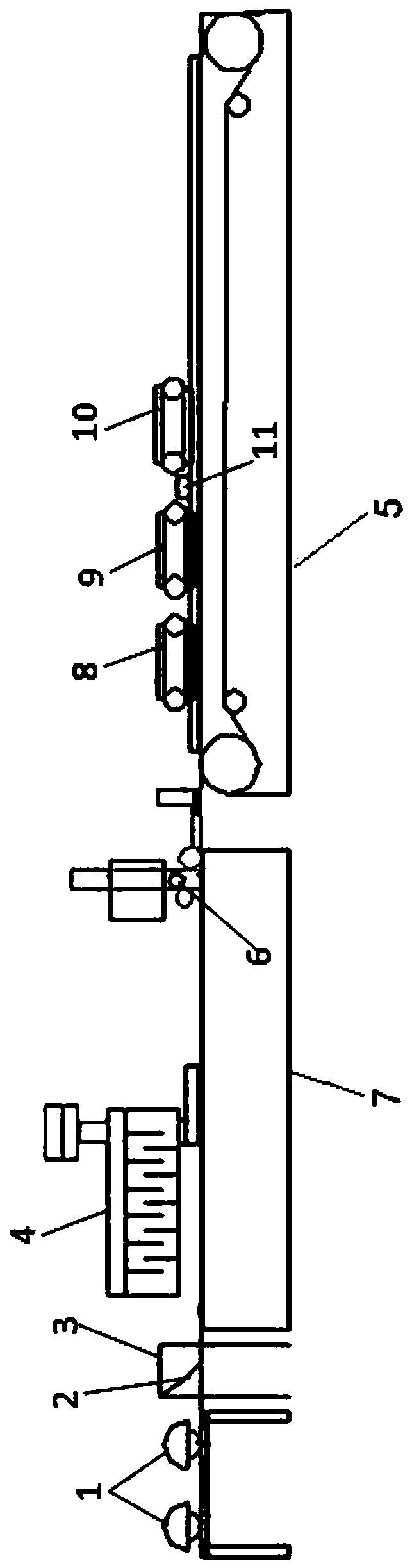 A kind of equipment for erecting edge of gypsum board