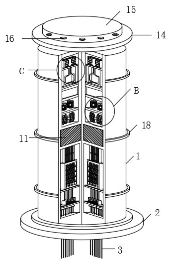 Underground geothermal power generation equipment