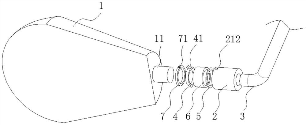 A golf club that can quickly replace the club head