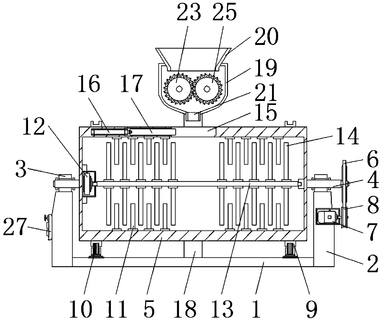 Efficient carbon molecular sieve raw material pretreatment equipment