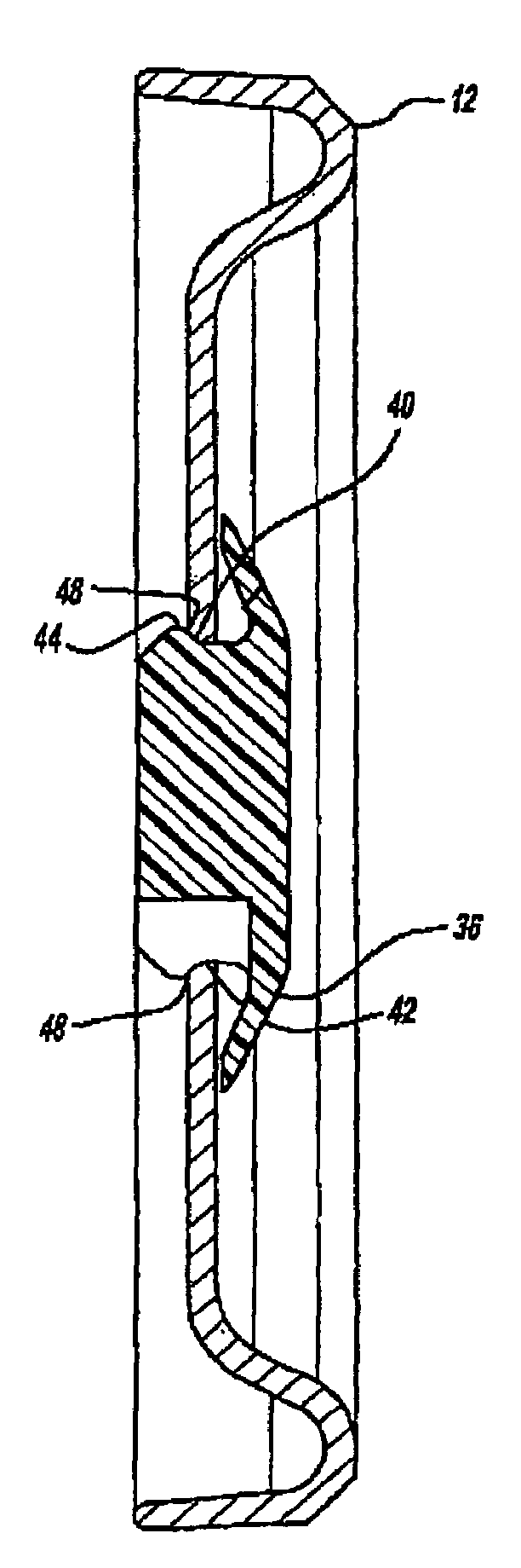 Constant velocity joint vent