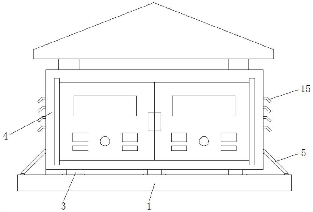 Multi-dimensional damping support for ring main unit