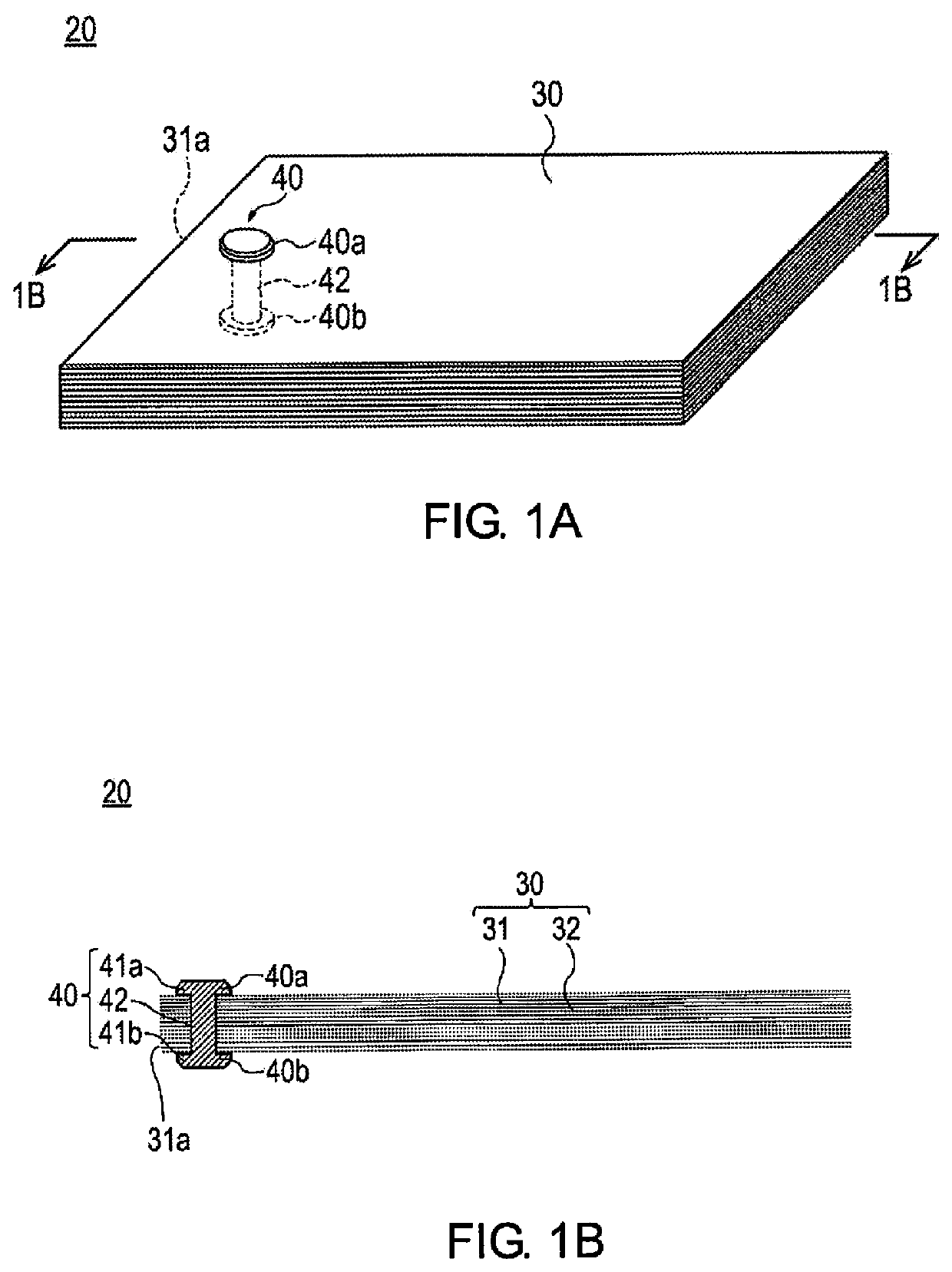 Molding method for composite material and intermediate member for composite material