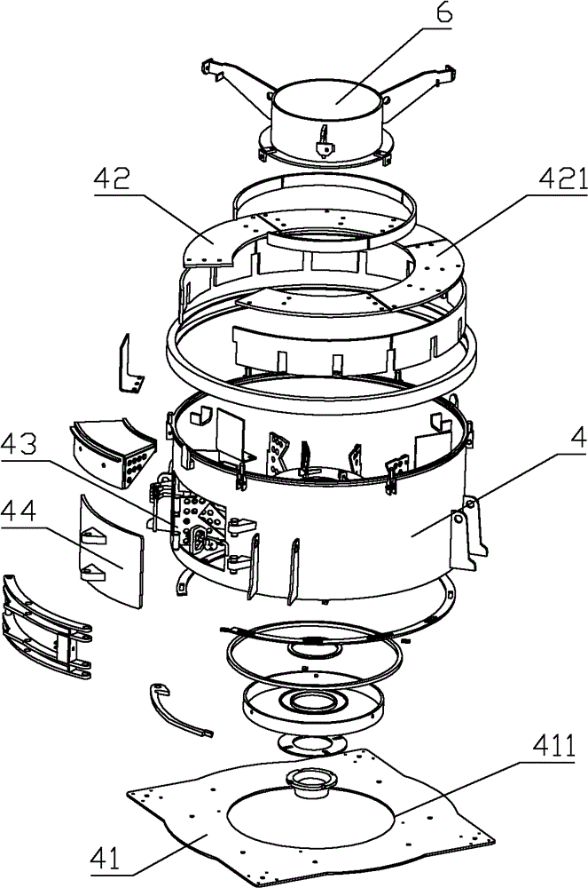 Vertical-shaft sand making machine