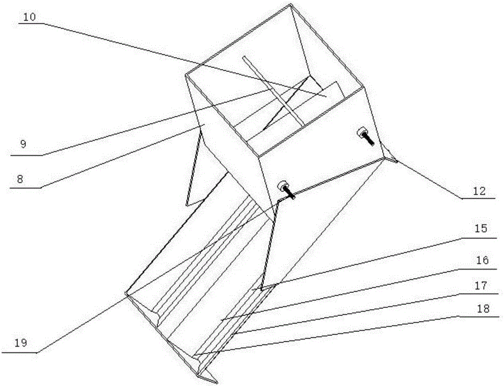 Vibrating sugarcane sowing device