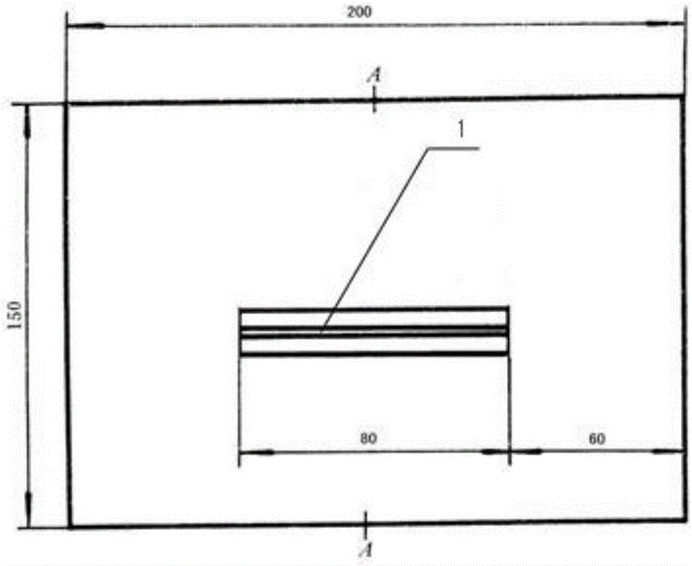 Improved oblique-Y-shaped groove welding crack sensitivity test sample and manufacturing method thereof