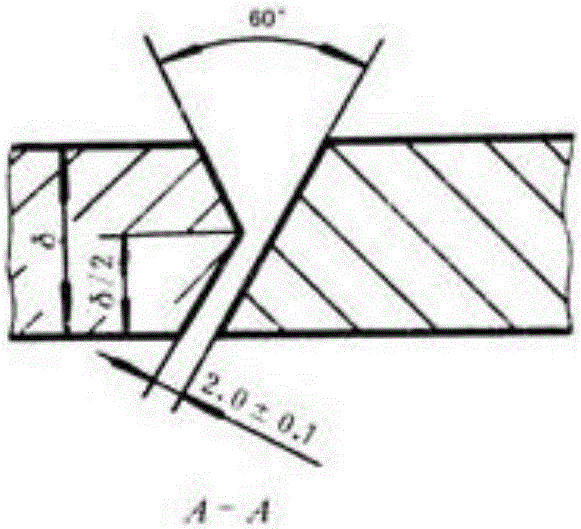 Improved oblique-Y-shaped groove welding crack sensitivity test sample and manufacturing method thereof