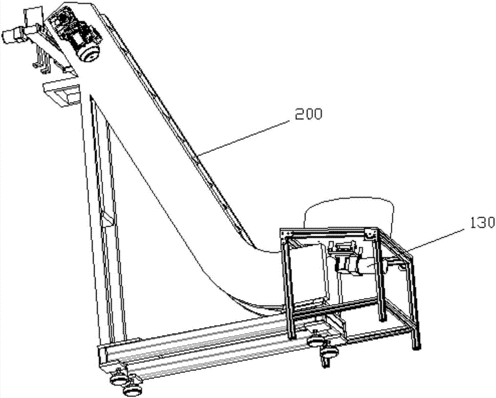 Bearing roller feeding mechanism and bearing roller feeding equipment