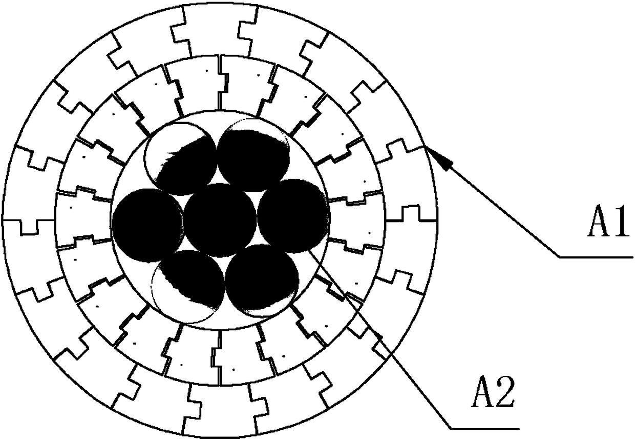 An ultra-high-strength aluminum alloy core overhead wire and a manufacturing method of the aluminum alloy core