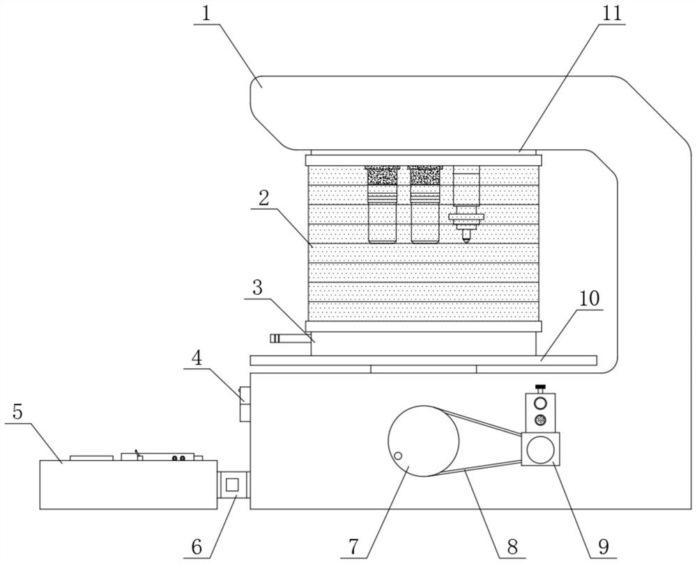 Novel electric adjusting and limiting device for platform deck