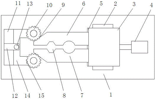 Synchronization clamping apparatus for part components with various cross sections