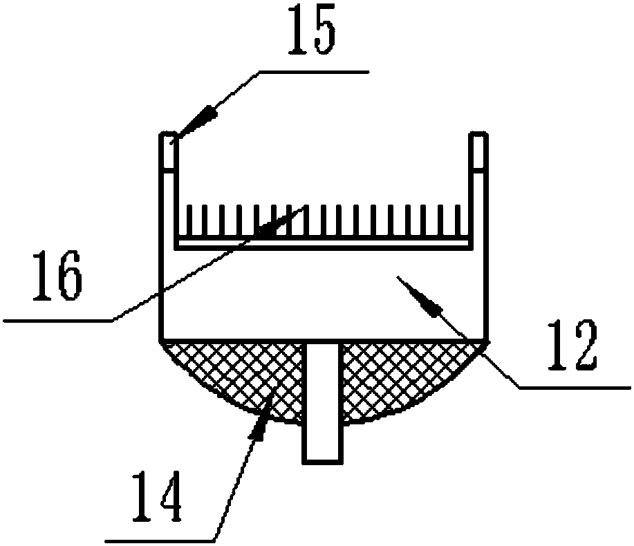 Sweeping device facilitating garbage collection for municipal administration