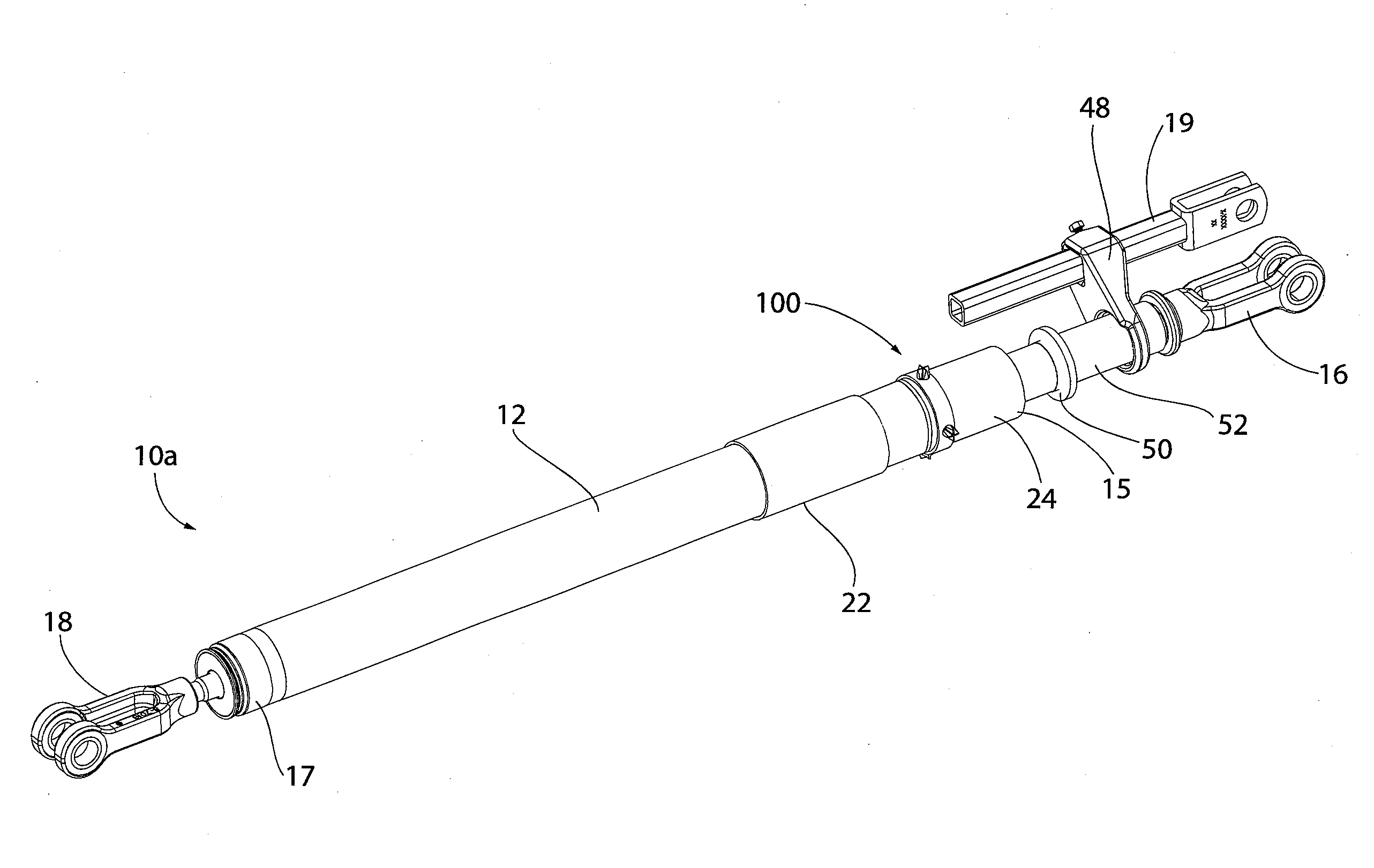 Slack adjuster contaminant sump, drain, and overload relief