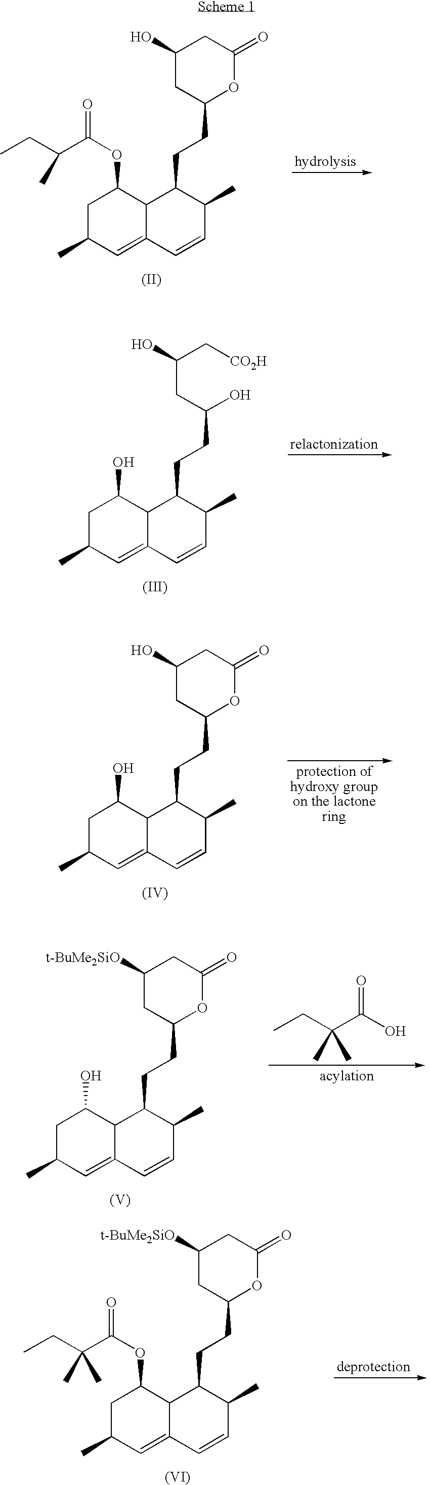 Process for the preparation of simvastatin