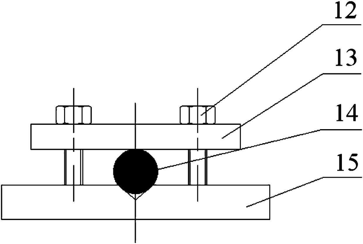 In situ torque testing device and observation device for micro-nano scale materials