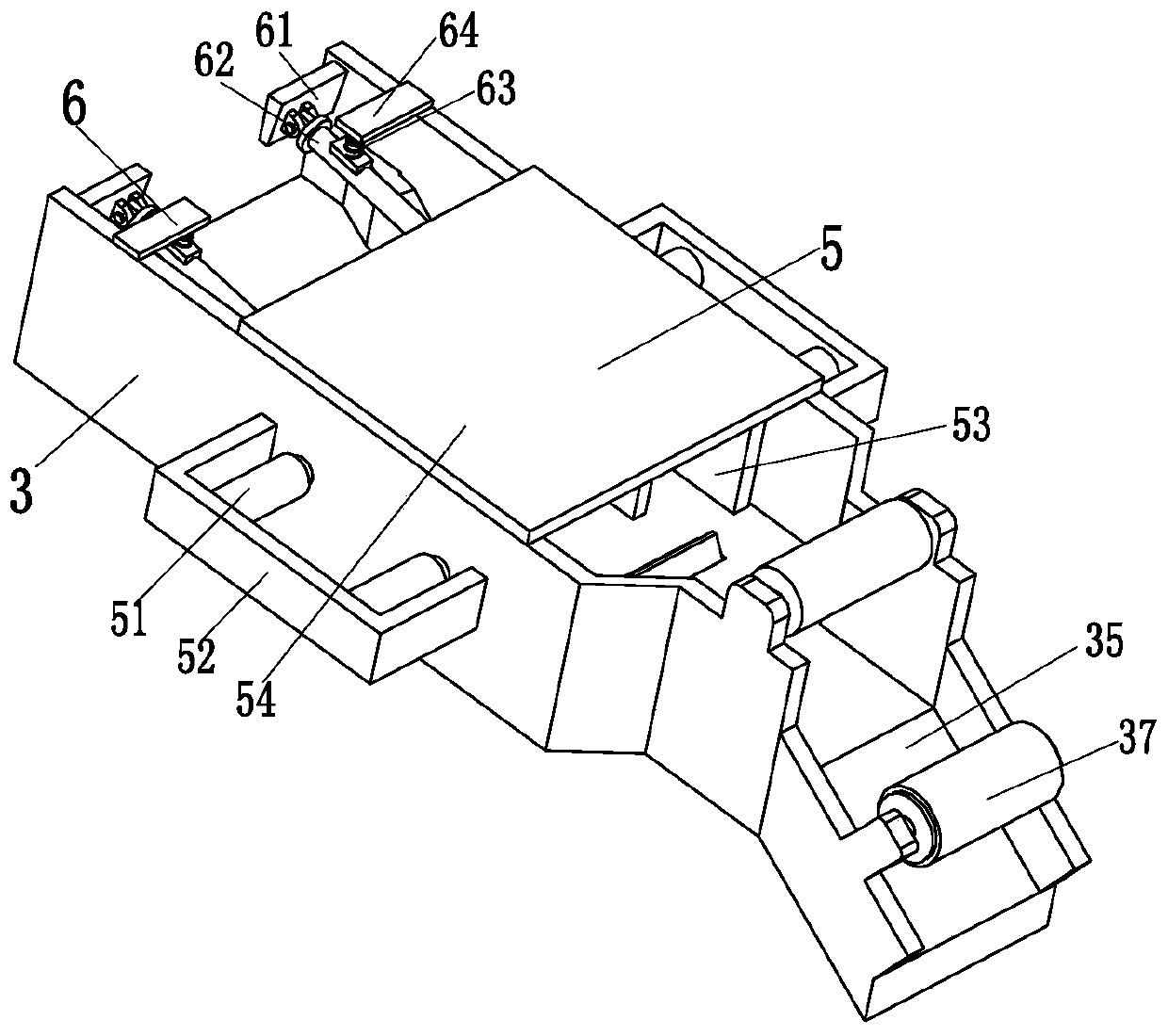 Metal machining raw material melting device