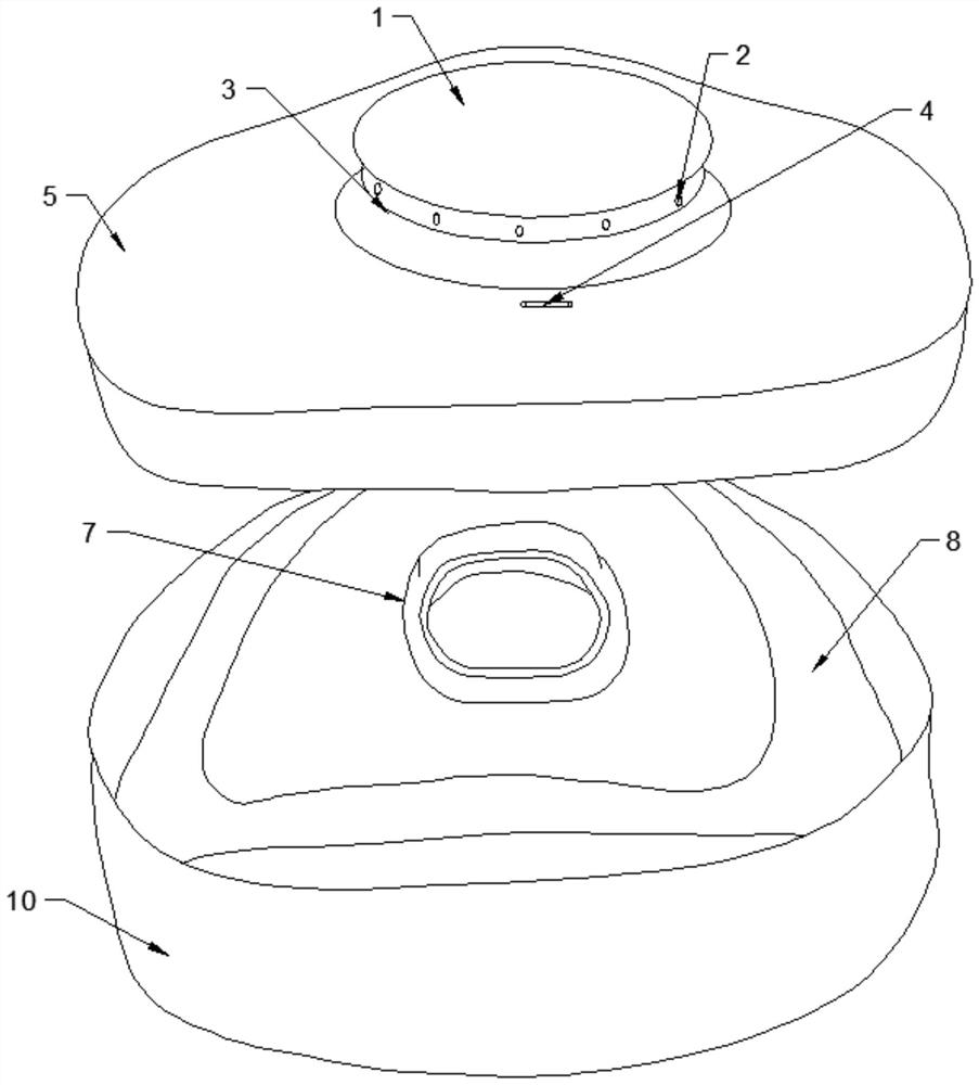 Portable intelligent mask disinfection box