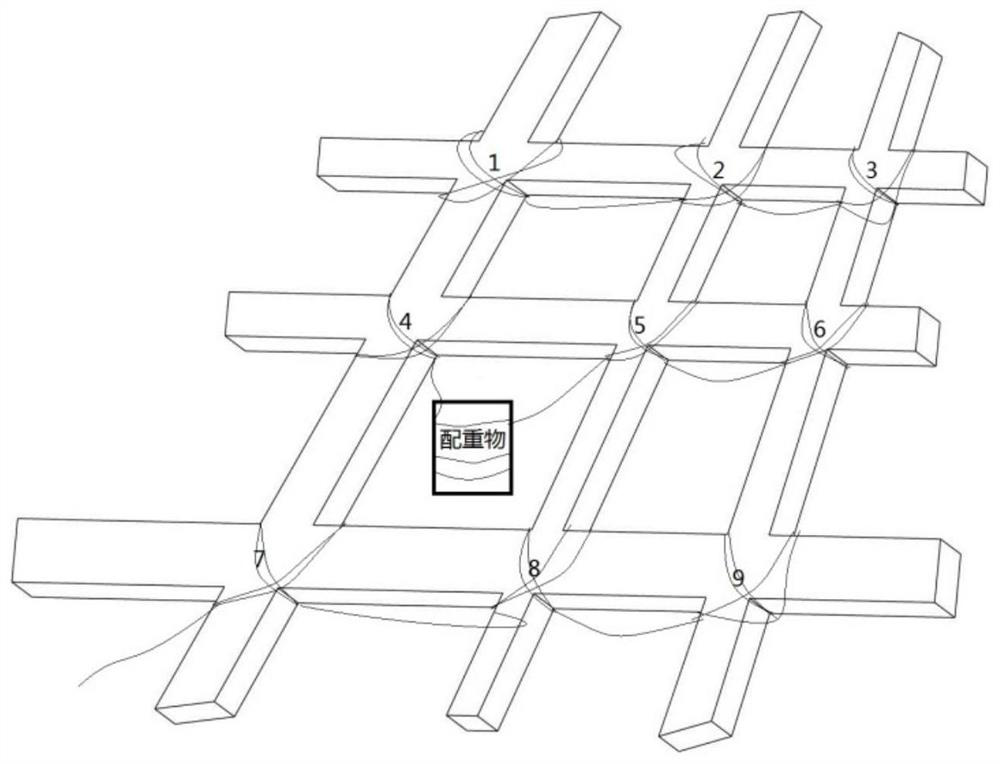 Flutter model protection structure based on fiber material