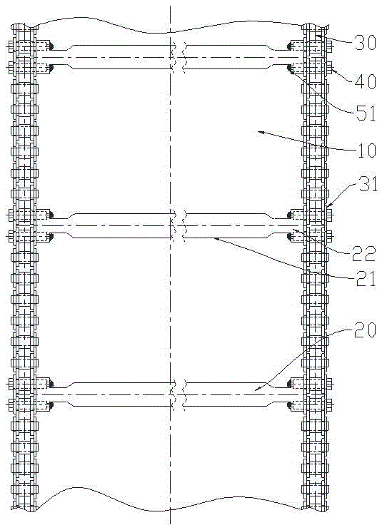 Scraper mechanism and scraper conveyor and feeding crusher comprising scraper mechanism