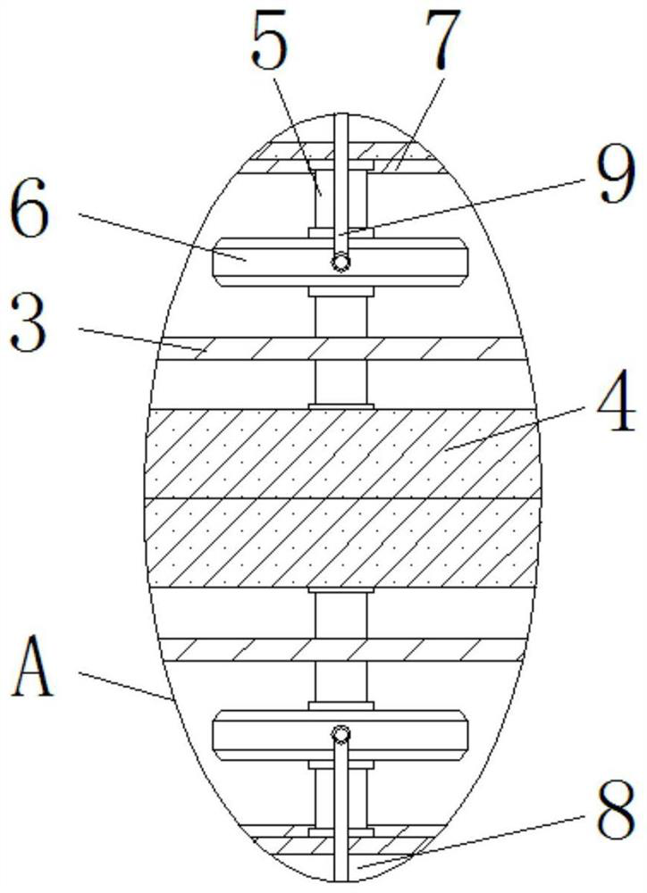 Ship tail gas treatment device capable of recycling heat energy in multiple stages