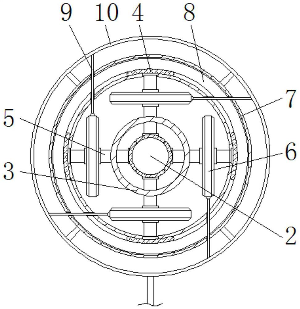 Ship tail gas treatment device capable of recycling heat energy in multiple stages