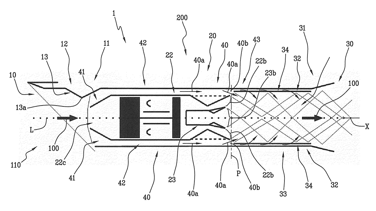 Engine for hypersonic aircrafts with supersonic combustor