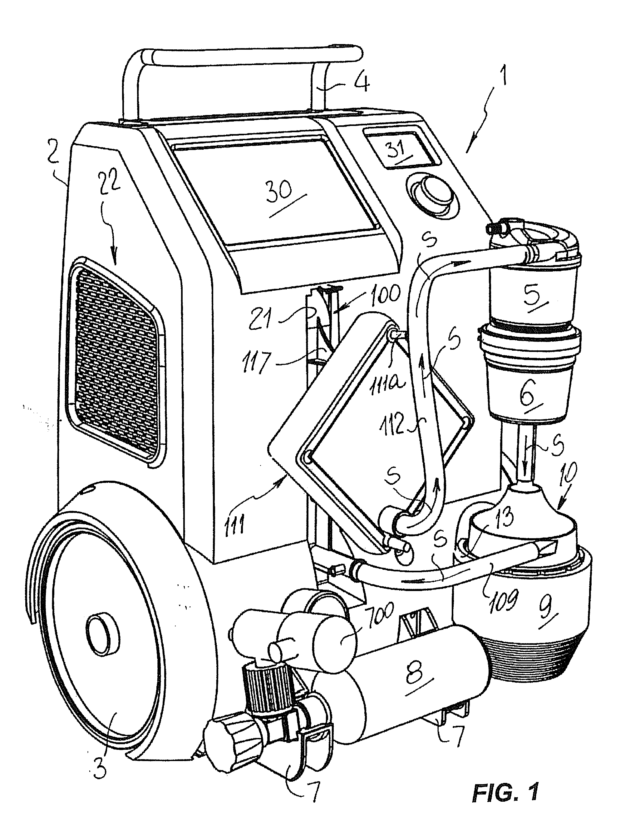 Portable medical apparatus for cardiopulmonary aid to patients