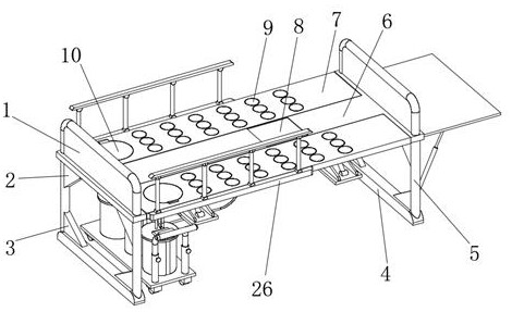 Medical auxiliary turning-over and back patting equipment