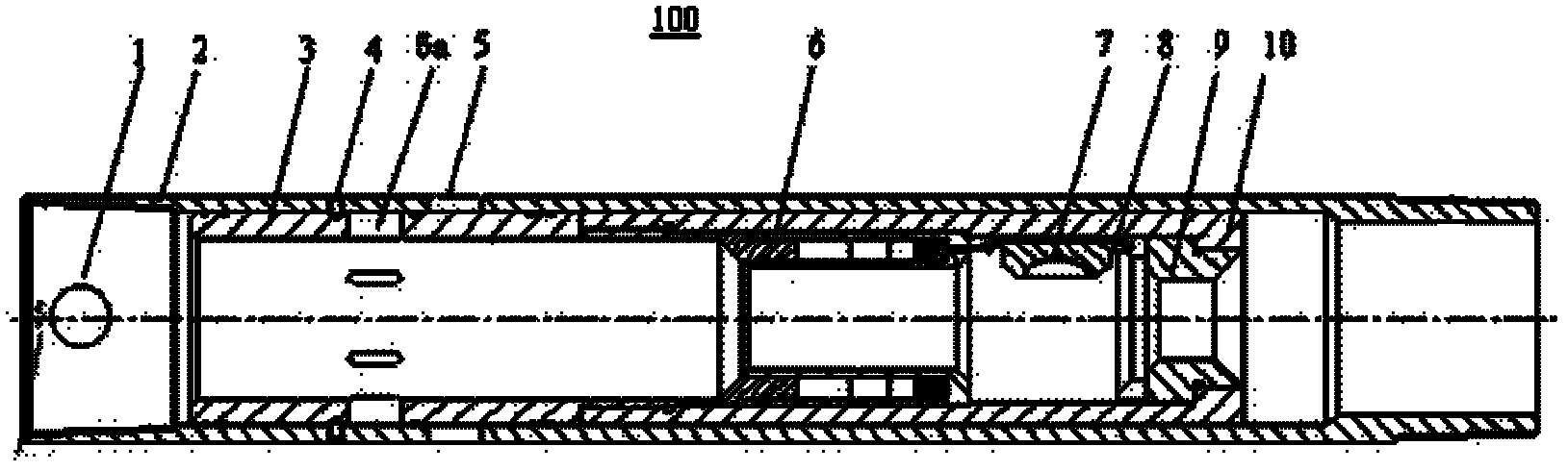 Staged fracturing sliding sleeve used for oil well and device and usage method thereof