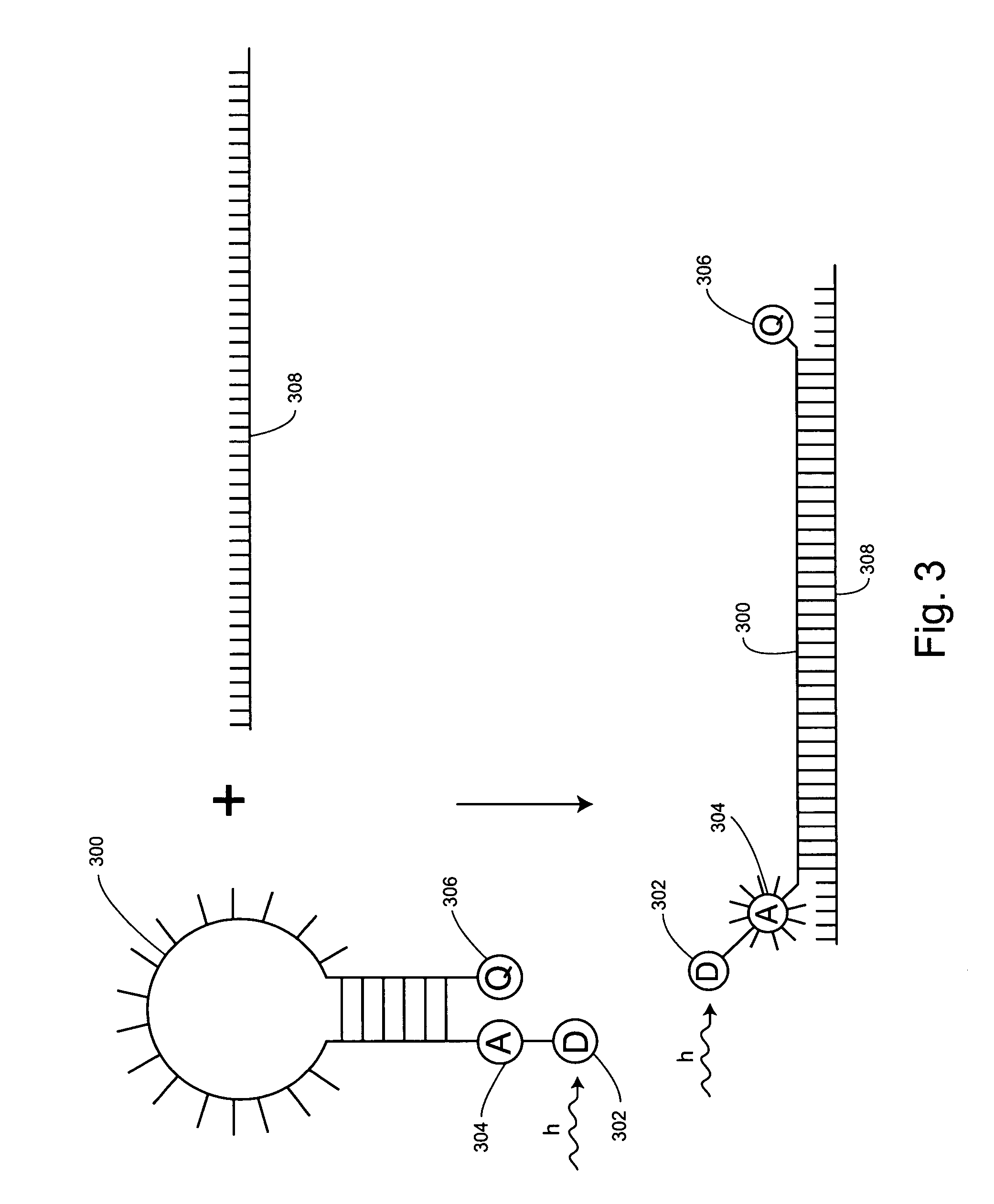 Non-fluorescent energy transfer