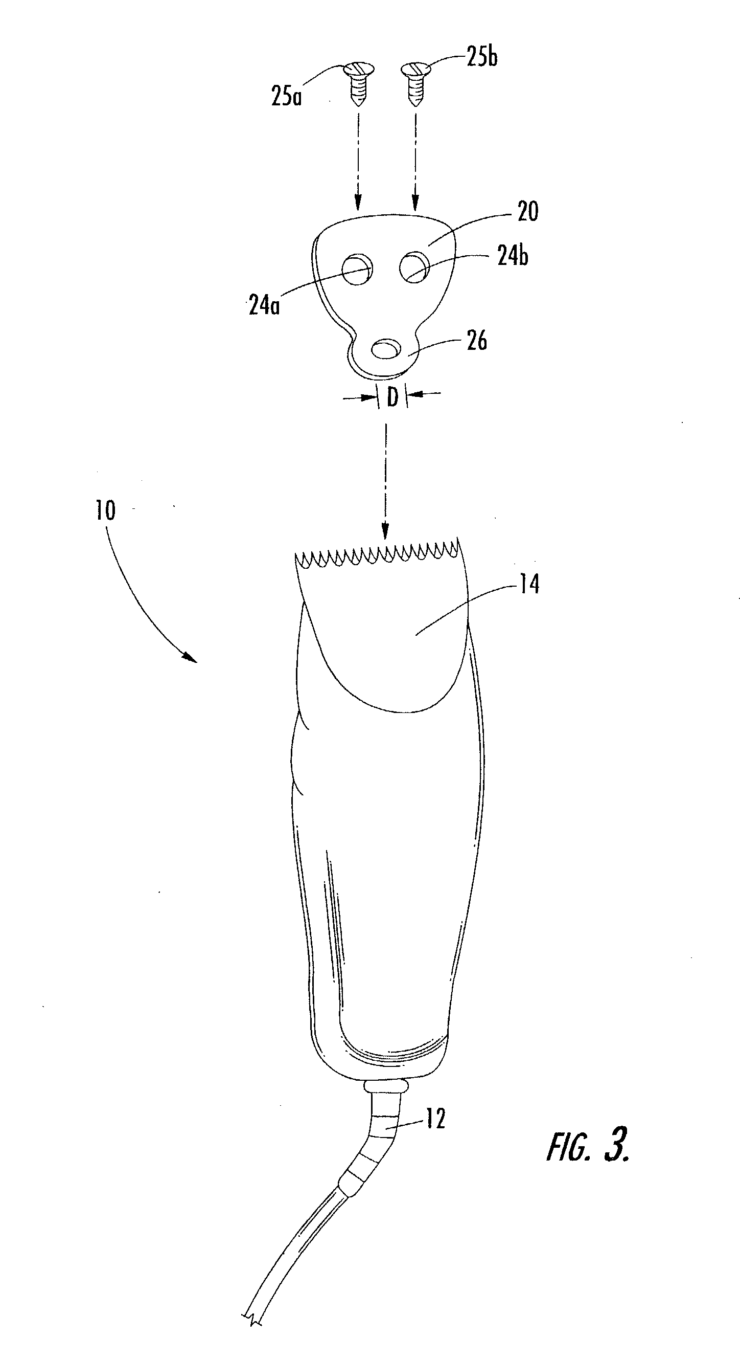 Hanger bracket for hair clipper