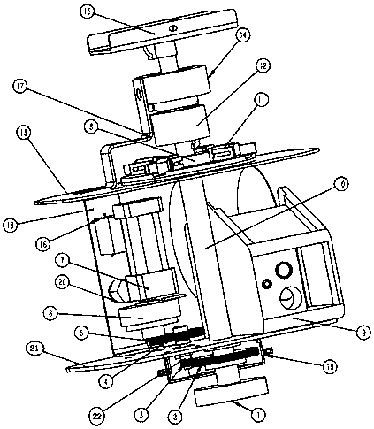 Excavator arm and loader rocker arm circular automatic welding machine