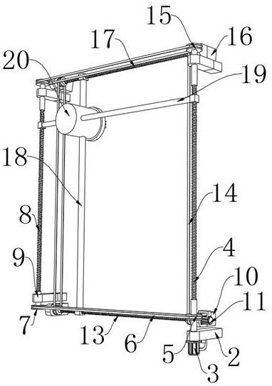 Cleaning and defrosting structure for front window glass of wheel excavator and using method thereof