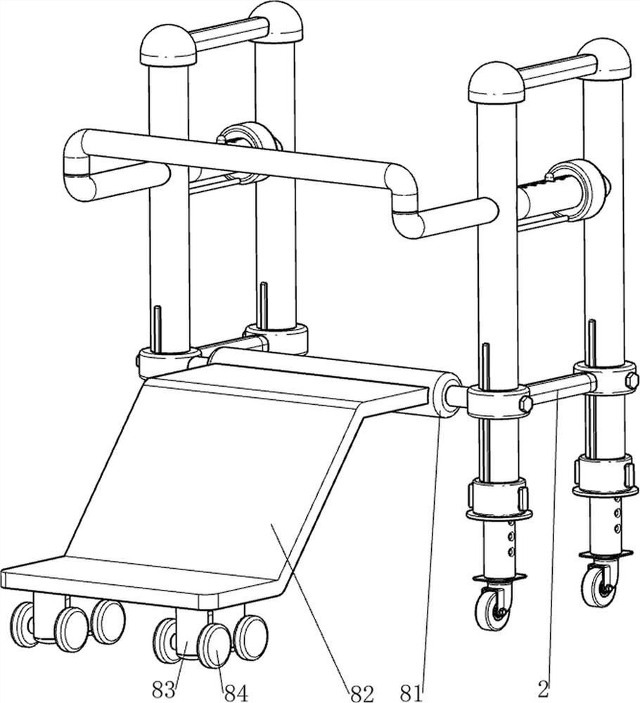 Walking assisting equipment for rehabilitation department