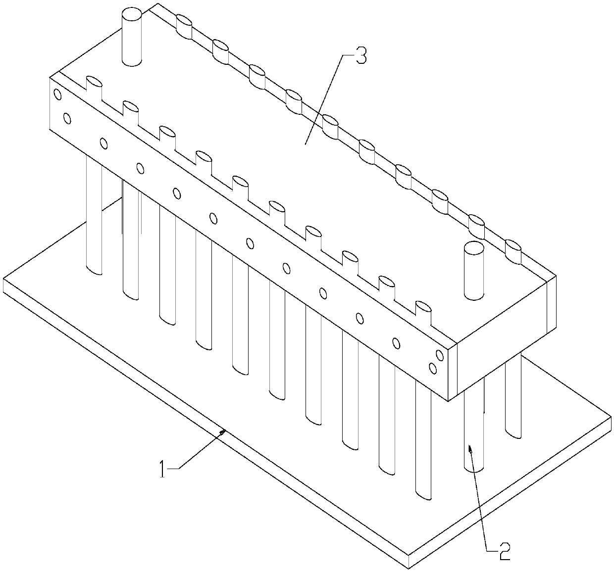 Double-nut machining clamp