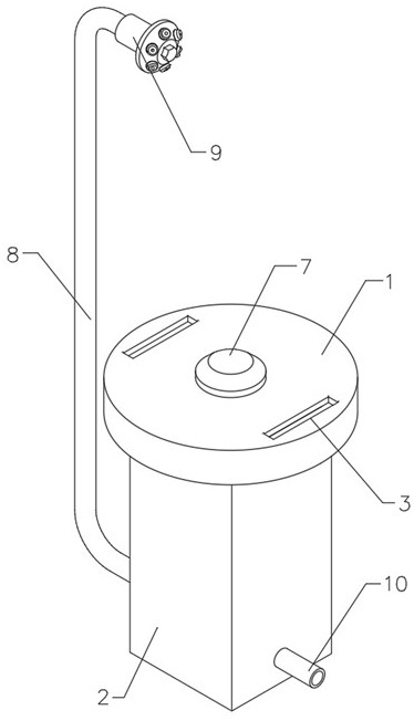 A kind of humidifying equipment for bus station for municipal engineering