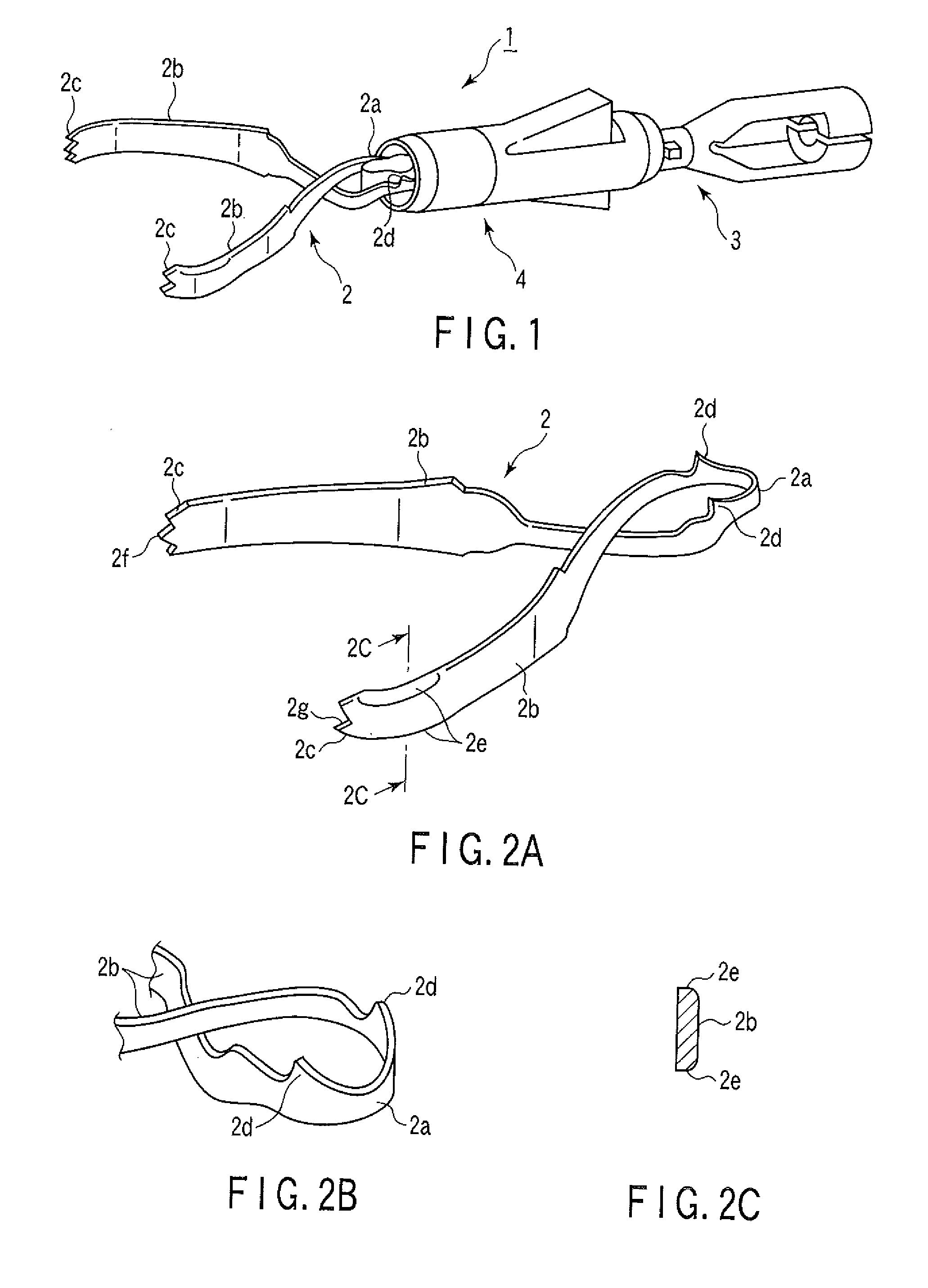 Living tissue ligation device