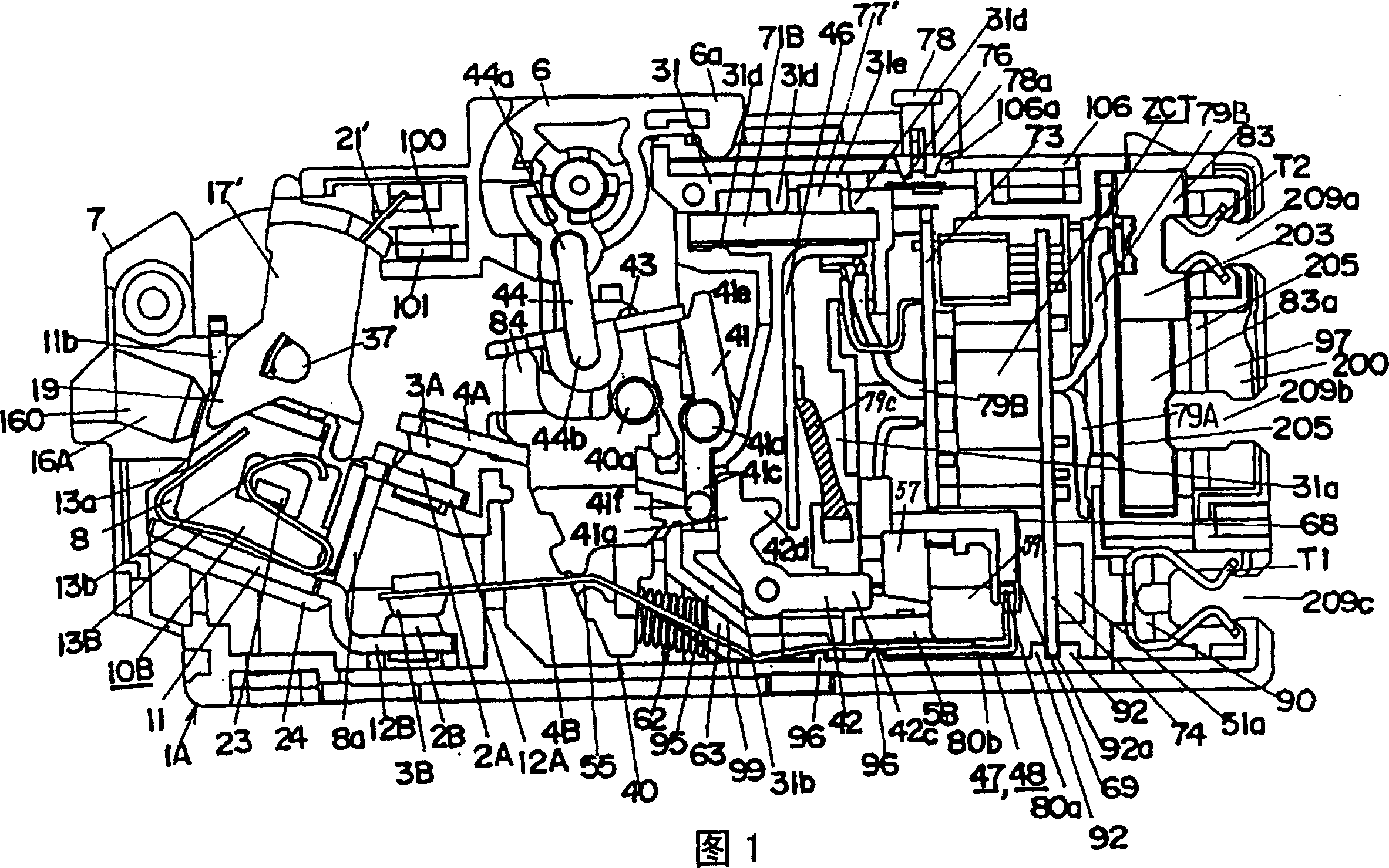 Leakage circuit breaker