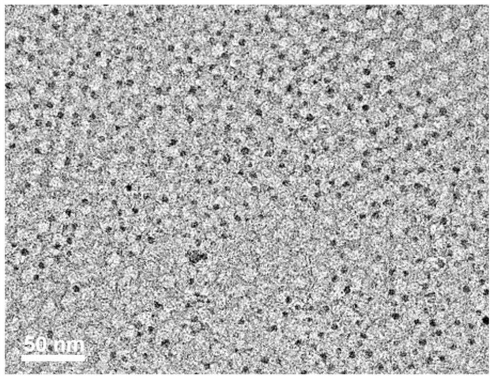 Functional mesoporous material embedded with nanoparticles, in-situ embedding assembly method and application thereof