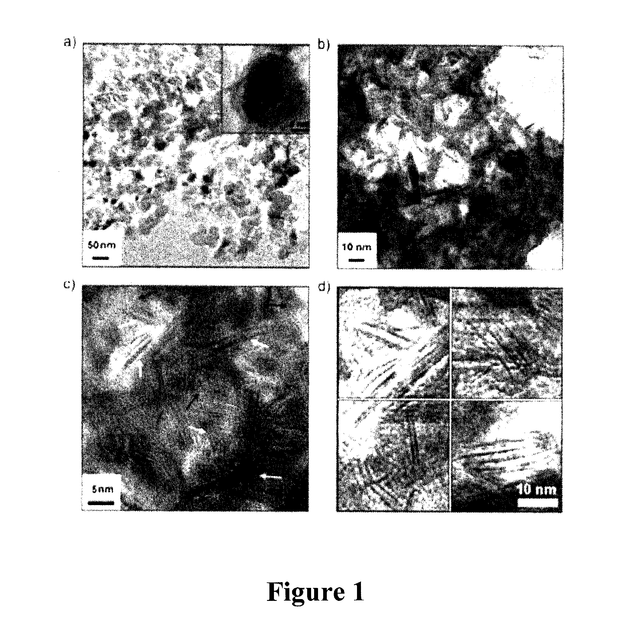 Molybdenum and tungsten nanostructures and methods for making and using same