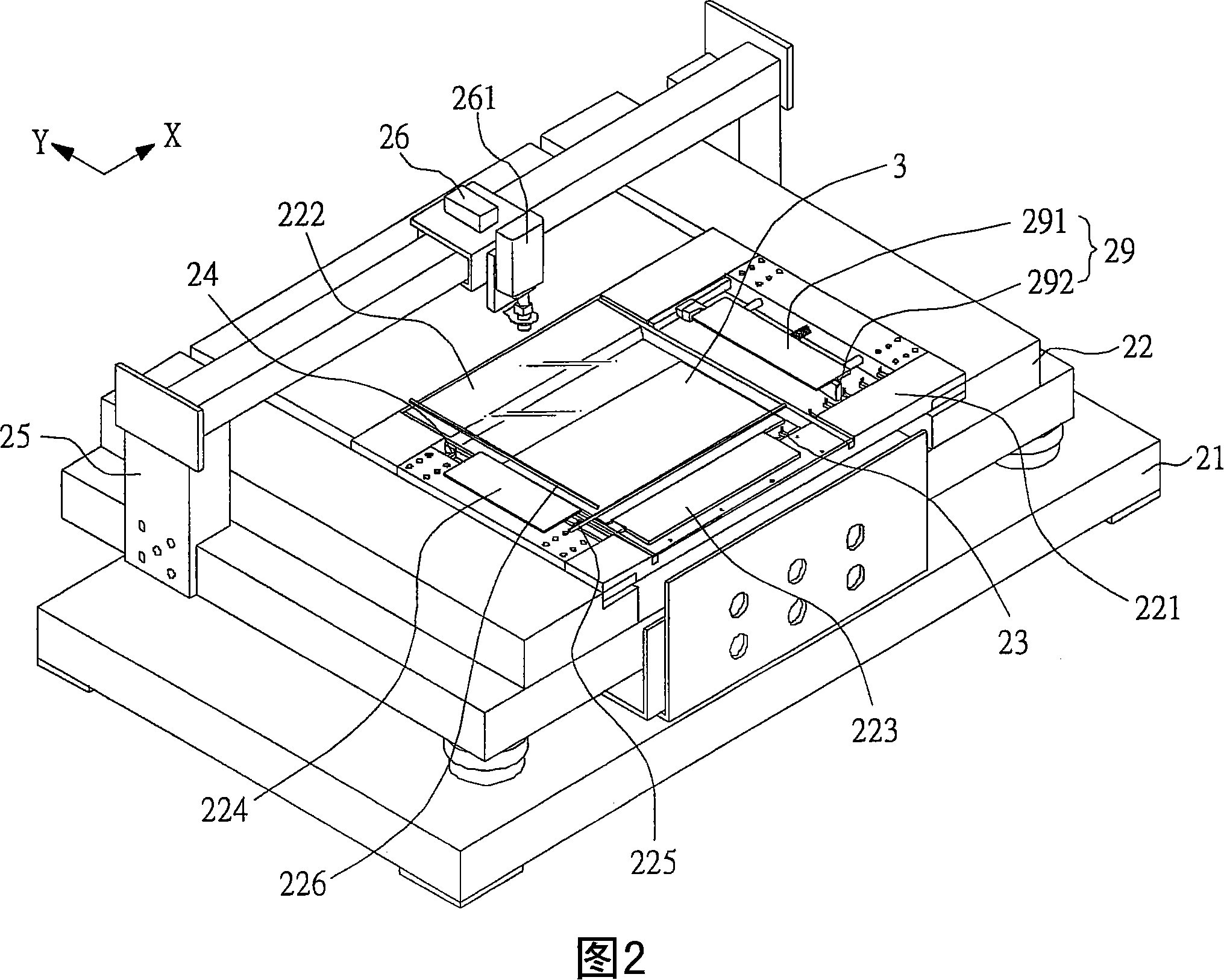 Panel lighting test machine and detecting method thereof