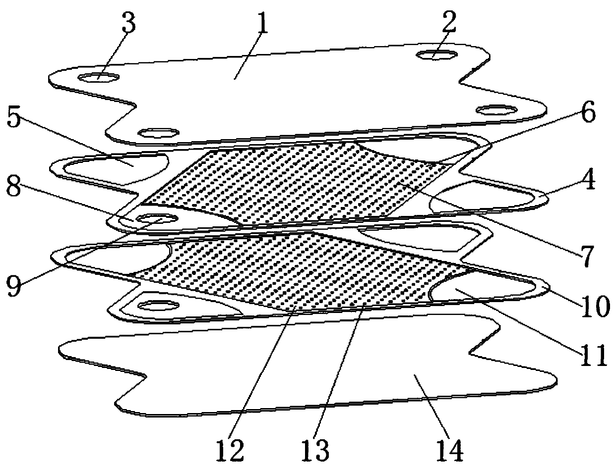 Integrated microchannel heat exchanger with liquid homogenizing device