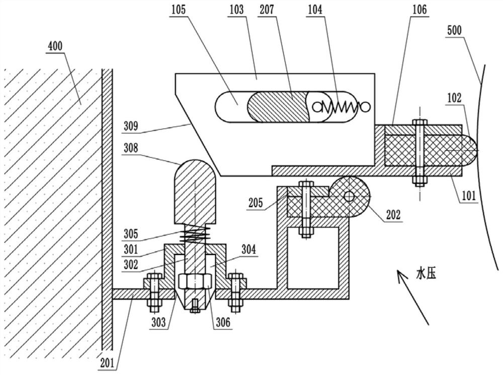 Water jet prevention sealing device