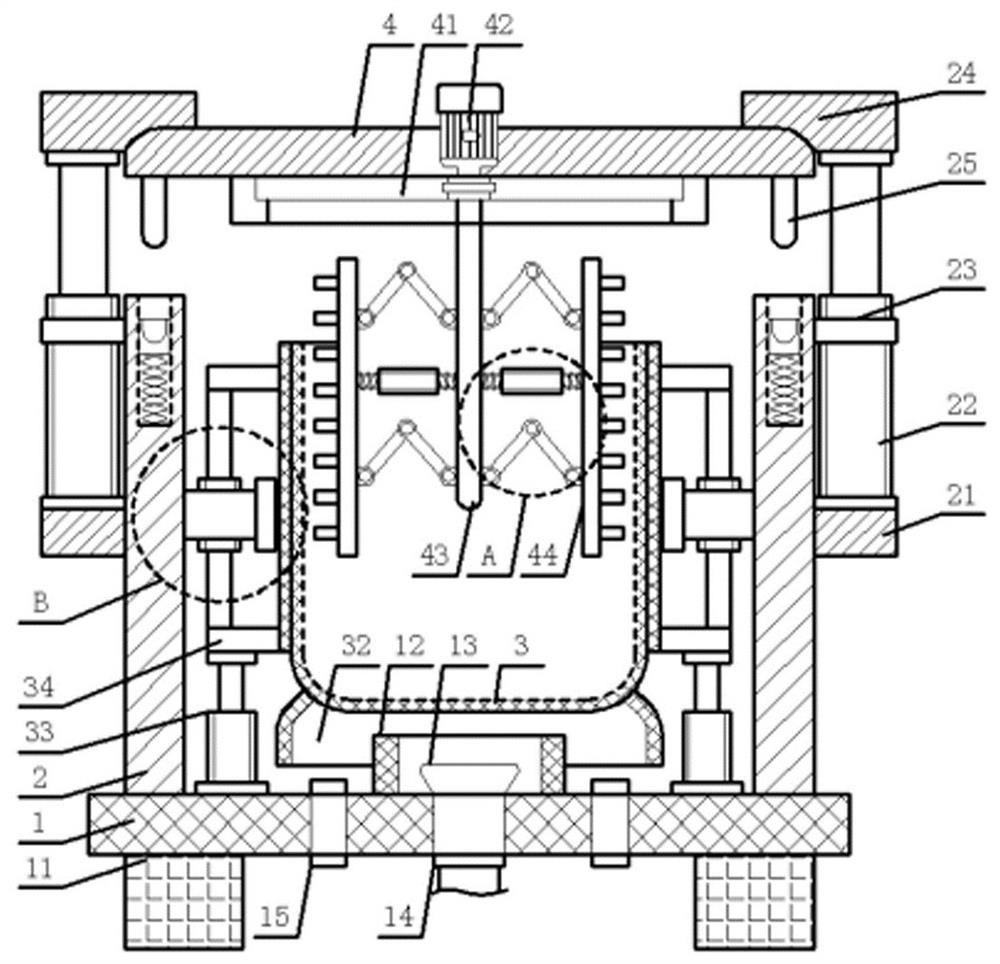 Blank machining equipment for graphite thermal field and machining method thereof