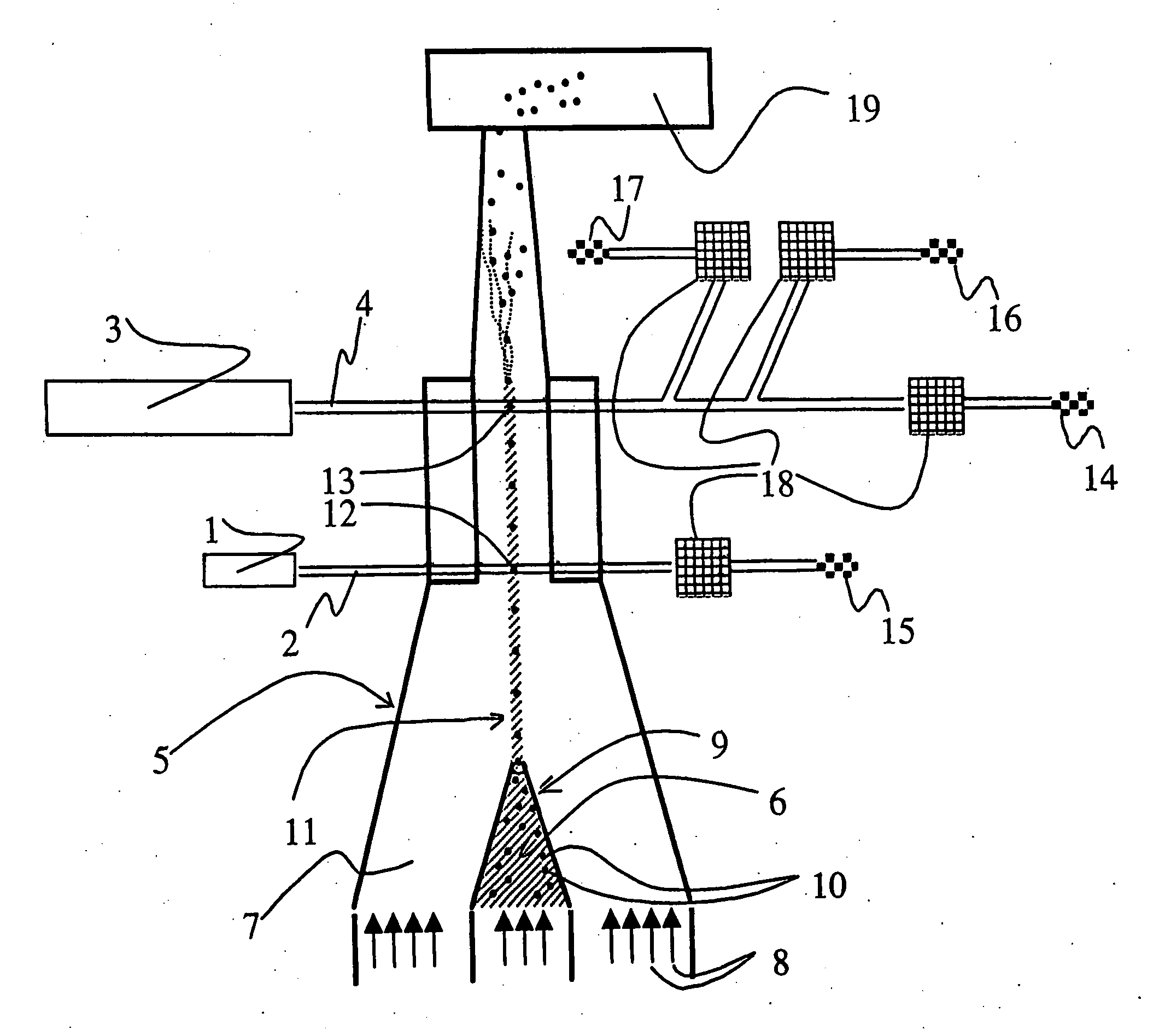 Method and device for identifying micro organisms