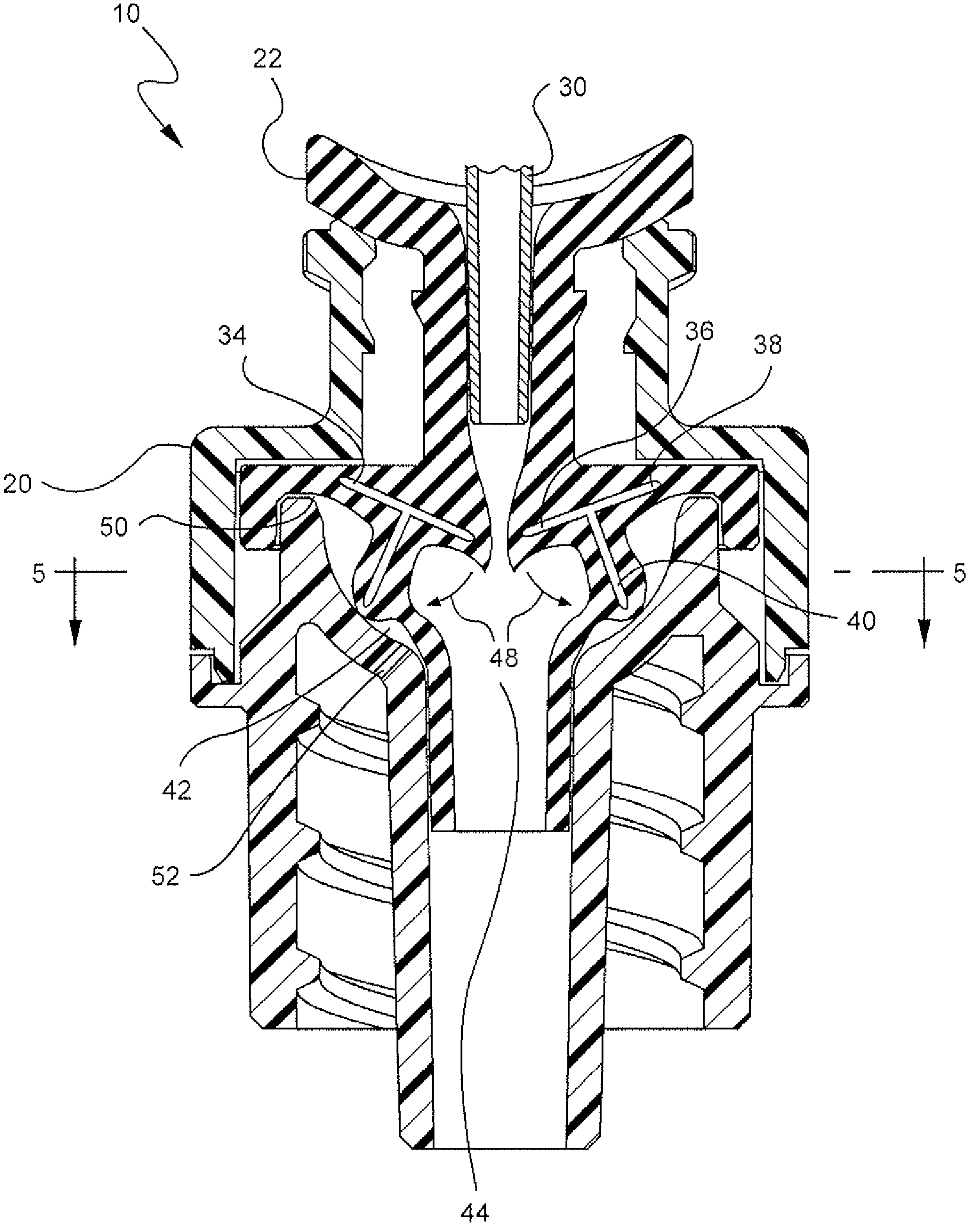 Vascular access device volume displacement