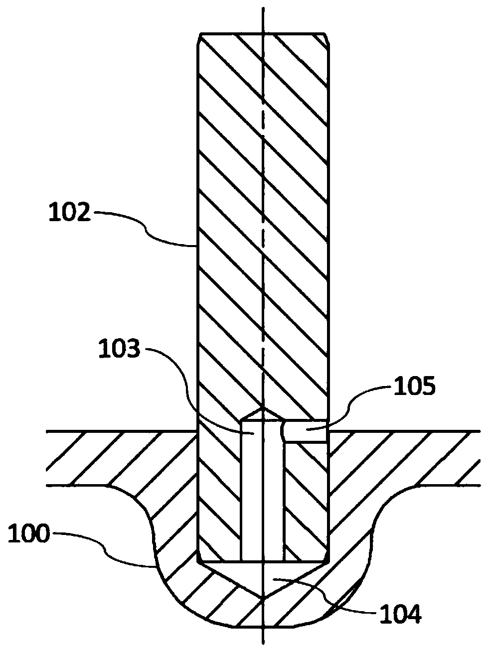 Valve bridge guide rod with exhaust passages