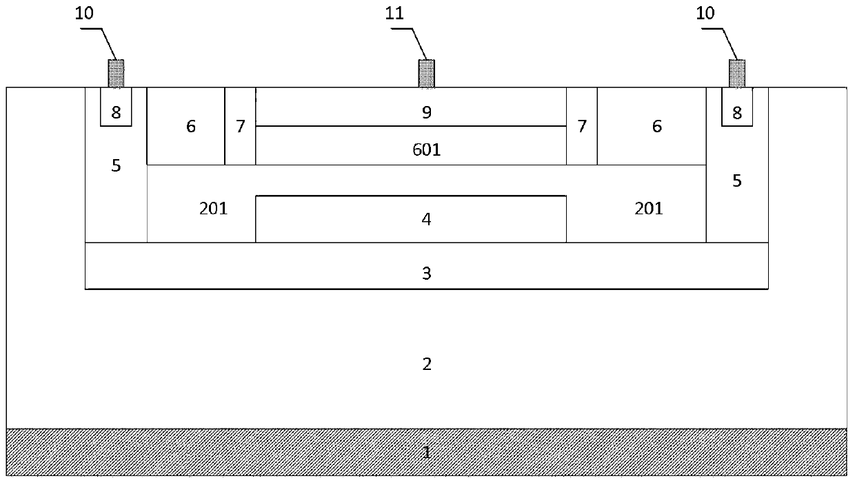 Single-photon avalanche diode with low dark counting rate and manufacturing method thereof