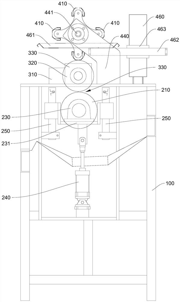 Paint brushing device