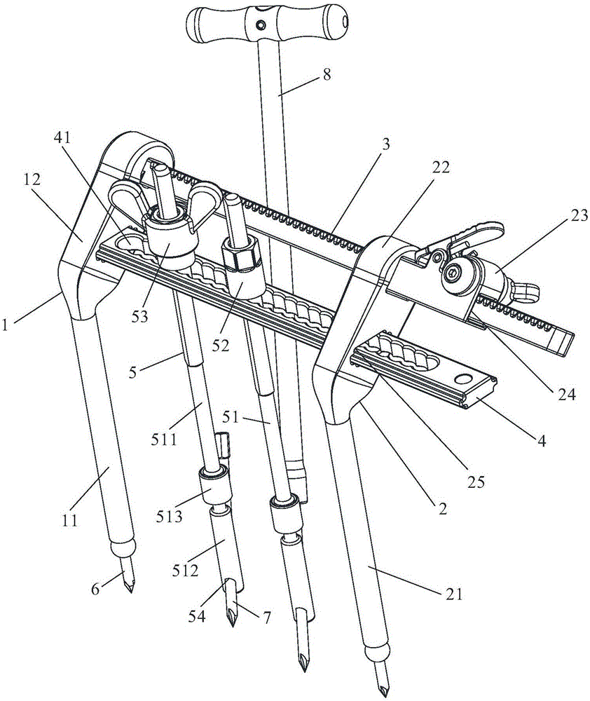 Anterior cervical controllable advancement apparatus